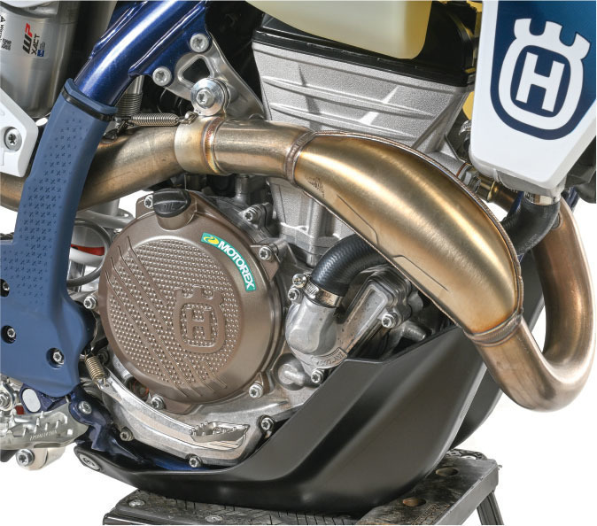 the fx350 is in the same state of tune as the fc350 motocross bike