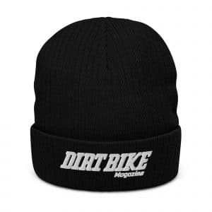 Dirt Bike OG logo Ribbed knit beanie